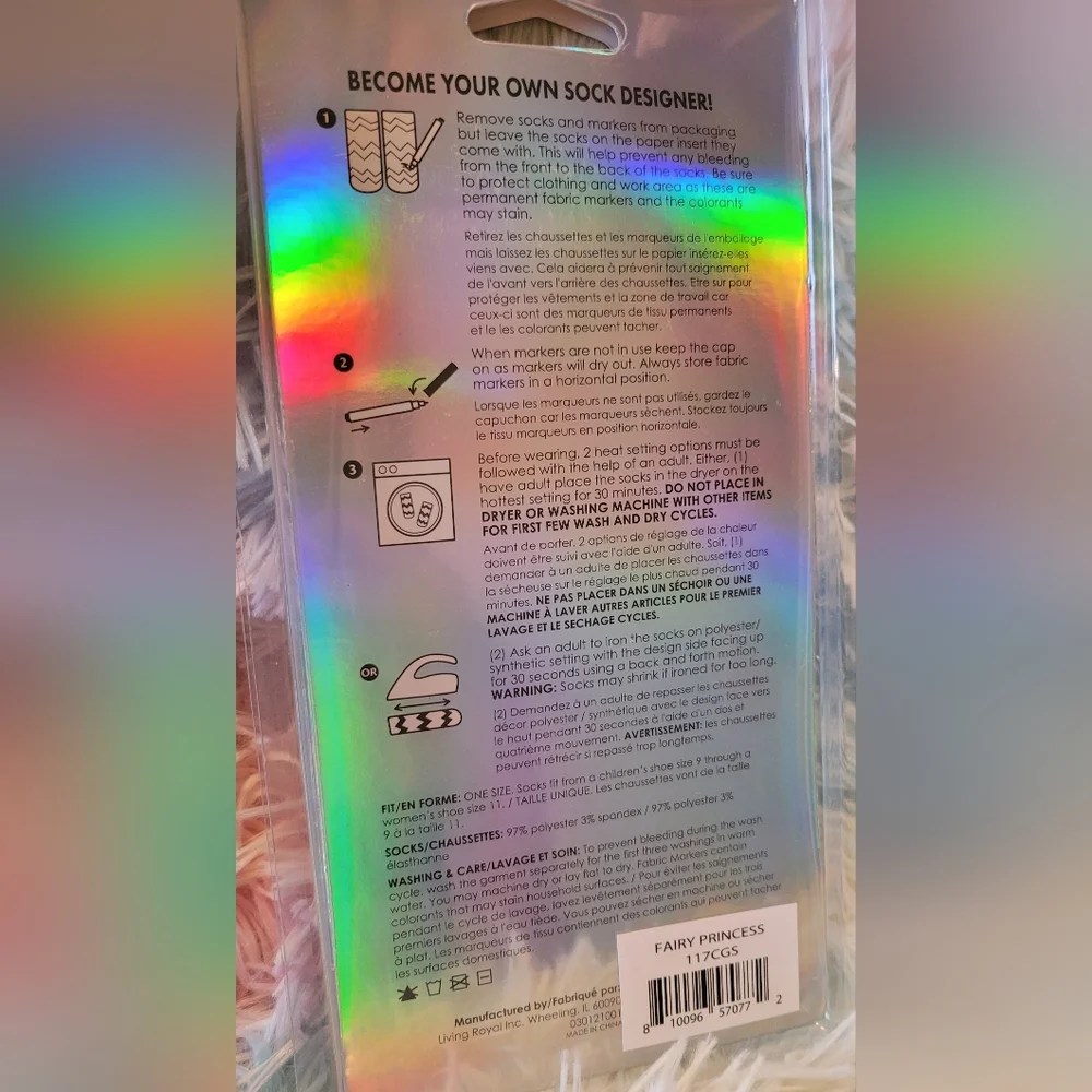 Coloring socks - Picture 2 of 2